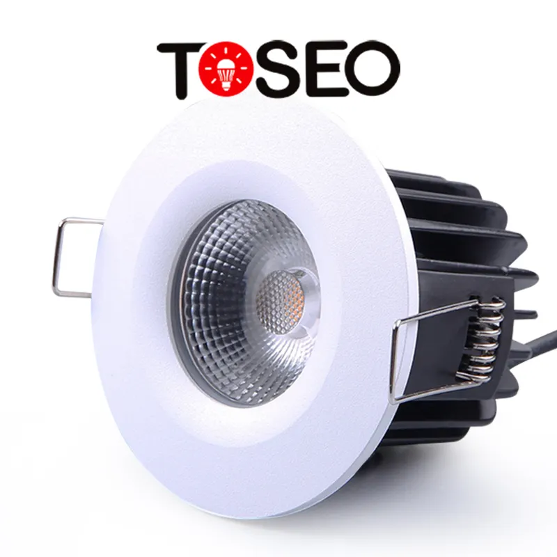High Quality BBC Approval Standard BS476 IP65 Waterproof Anti Glare Fire-rated 11W COB WIFI Dimming LED Downlight