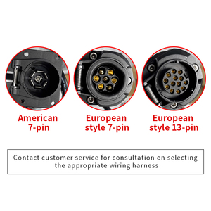 Conector de enganche de <span class=keywords><strong>remolque</strong></span> europeo de <span class=keywords><strong>13</strong></span> pines para Toyota LC100, arnés de cableado Plug & Play con ajuste OE - Product Image 3
