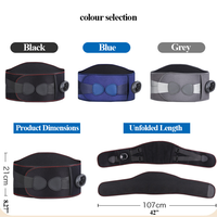 Ceinture de Massage Électrique de Soutien Lombaire Chauffante avec Vibration pour Traitement du Nerf Sciatique et Soulagement de la Douleur Dorsale