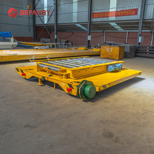 제조 공장의 저장 창고용 신형 15t 평판 이송 카트 환경 스틸 케이블 릴 - Product Image 1