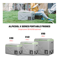 Alpicool - Prix d'usine - Glacière mobile avec porte-gobelet 28,6 L - Congélateur pour voiture et maison - Réfrigérateur électrique DC innovant pour camion - OEM/ODM