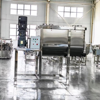Mélangeur à ruban automatique en acier inoxydable de 200 à 1000 L pour produits chimiques, épices, farine, poudre de protéines