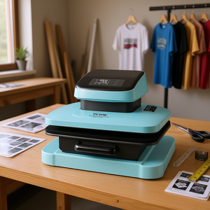 Máquina de prensa de calor Vevor 15 x 15 automática de cama plana para sublimación de camisetas y transferencias de vinilo - Product Image 2