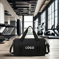 Bolsa de Viaje de Nailon de Gran Capacidad, a la Moda, al por Mayor, de Fábrica BSCI, con Logotipo Personalizado, Impermeable, Plegable, con Cierre de Cremallera, para Gimnasio y Ocio