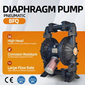 GODO BFQ 40L Aluminum Pneumatic Diaphragm <b>Pump</b> Sewage Transfer Double <b>Air</b> Driven - Product Image 4