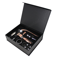 Coffret Cadeau Ouvre-Bouteille et Tire-Bouchon (5 pièces) et Ensemble d'Accessoires pour Vin (6 pièces) et Ouvre-Bouteille à Levier en Alliage de Zinc Robuste