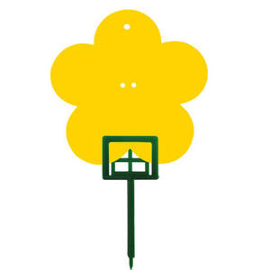 กระดานดักแมลงรูป<span class=keywords><strong>ผีเสื้อ</strong></span>ขนาด13ซม. แผ่นดักจับ<span class=keywords><strong>แมลง</strong></span>ลายดอกไม้สีเหลืองคู่กันน้ำเหนียวสีเหลือง<span class=keywords><strong>เป็น</strong></span>พิเศษ - Product Image 3