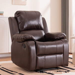 Sillón Reclinable Eléctrico Individual de Cuero, Cómodo y de Lujo para Sala de Estar - Product Image 5