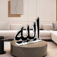 Lampe de table décorative minimaliste en acier inoxydable avec base en cristal pour chambre d'hôtel, salon et chambre à coucher