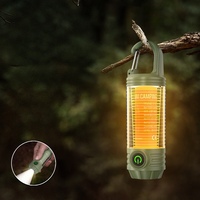 Lampu Camping Outdoor Multifungsi Baru, Senter Portabel Bercahaya Tinggi, Lampu Ambient Mini Retro Isi Ulang