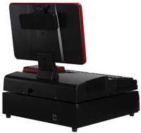 15.6 pouces ordinateur de bureau POS caisse enregistreuse écran tactile tout en un système de point de vente Terminal Machine pour épicerie