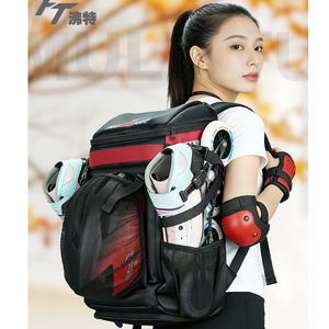 Sac <span class=keywords><strong>à</strong></span> dos professionnel OEM pour patins <span class=keywords><strong>à</strong></span> roulettes de vitesse, imperméable, grande capacité, personnalisable pour adultes et jeunes - Product Image 1