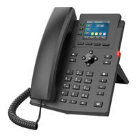 Téléphone VoIP de bureau, système d'interphone réseau IP, téléphone IP d'entreprise