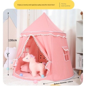 Tente de jeu en tissu pour enfants Princess House Castle, pour les enfants de 3 à 6 ans, jouet d'éveil intérieur - Product Image 3