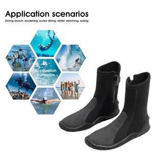 Aletas de Snorkel Profesionales Antideslizantes de Neopreno de 5 mm, Zapatos de Buceo, Botas de Agua para Playa, Equipo de Natación y Buceo - Product Image 3