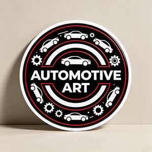 Autocollant 3D en vinyle découpé auto-adhésif noir mat doré double couche pour numéro de course, idéal pour <span class=keywords><strong>moto</strong></span> et voiture (position avant) - Product Image 3