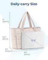 Super grand sac à bandoulière matelassé pour femmes fabricant de fourre-tout en polyester personnalisé grand sac bouffant matelassé imperméable motif lettre