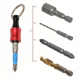6 Pcs Hex <b>Bit</b> <b>Screwdriver</b> <b>Set</b> With Keychain Aluminum Handle Anodized Colorful Interchangeable <b>Bits</b> - Product Image 5
