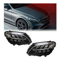 W205 Phare 2015-2021 Mise à niveau des phares de voiture Phares LED de voiture Clignotants modifiés Lampe avant pour Mercedes Benz