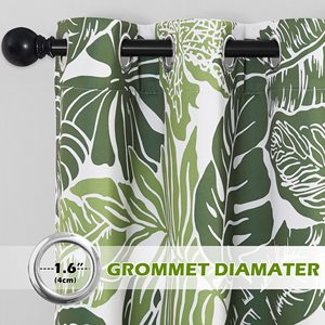 Tringle à rideaux imprimée en gros Rideaux occultants à isolation thermique pour le salon et la chambre à coucher - Product Image 2