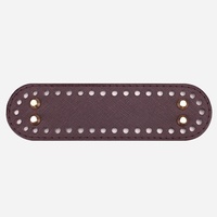Base de sac ovale en PU tissée à la main Hyun-a Kim 18x5 pour accessoires de couture domestiques