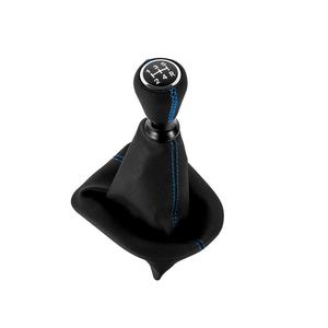 Bleu blanc rouge <span class=keywords><strong>cuir</strong></span> Suture pommeau de levier de vitesse colliers anti-poussière couverture pour Peugeot 207 <span class=keywords><strong>307</strong></span> pièces intérieures - Product Image 5