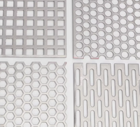 Grilles perforées pour haut-parleurs avec feuilles perforées personnalisables à trous ronds