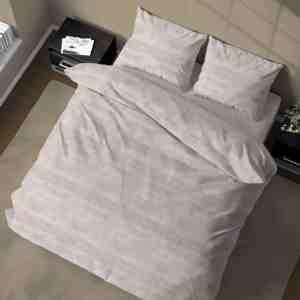 Juego de Funda de Edredón 100% Algodón BON BON Italian Queen 250x200cm Gris Beige - Product Image 4