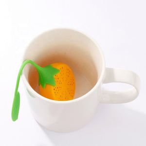 Customized Modern Lemon Shape Food Grade 11G Portable Eco-Friendly <b>Tea</b> Strainer <b>Infuser</b> With Silicone Handle Utensils - Product Image 4