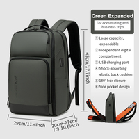 Sac à dos avec logo personnalisé pour homme, Oxford spinning business casual business expansion business antivol 17 inch computer