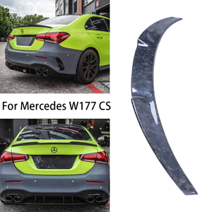 For A-Class W177 V177 Sedan CS Style Forged Carbon Fiber Rear Spoiler Trunk Wing 2018-2023 - Product Image 2