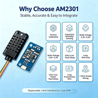 Module transmetteur de capteur de température et d'humidité AM2301 calibré, haute précision 0,5/3% HR, numérique 1-Wire, pour l'agriculture intelligente