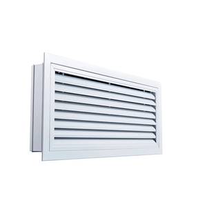 Diffuseur d'air carré moderne en alliage d'aluminium blanc pour climatisation extérieure, sous-sol, cheminée, grilles de plafond HVAC - Product Image 3