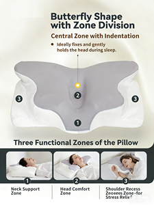 <span class=keywords><strong>Oreiller</strong></span> de lit ergonomique en mousse à mémoire de forme, sur mesure, pour le sommeil, confortable, orthopédique, contour cervical, en mousse à mémoire de forme - Product Image 5