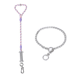 Ensemble <span class=keywords><strong>de</strong></span> laisse <span class=keywords><strong>pour</strong></span> chien <span class=keywords><strong>en</strong></span> métal et <span class=keywords><strong>acier</strong></span> inoxydable élastique Vente <span class=keywords><strong>en</strong></span> gros stock Fabrication <span class=keywords><strong>de</strong></span> luxe Petit grand <span class=keywords><strong>collier</strong></span> à chaîne <span class=keywords><strong>pour</strong></span> animaux <span class=keywords><strong>de</strong></span> compagnie Accessoires <span class=keywords><strong>de</strong></span> marche - Product Image 6