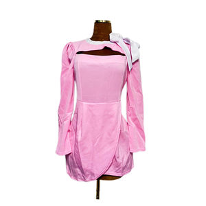 Robes décontractées <span class=keywords><strong>Shein</strong></span> pour femmes en <span class=keywords><strong>dentelle</strong></span> tricotée et denim, lavables, taille haute, coupe trapèze, été, vente en gros - Product Image 6