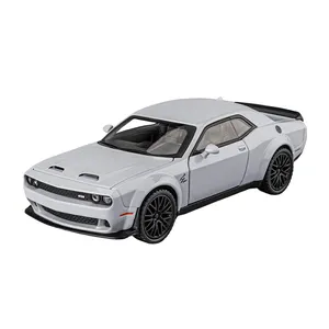 Jiaye 1/32 voitures miniatures moulées sous pression Srt Hellcat modèle de voiture quatre portes ouvertes jouets moulés sous pression en vrac