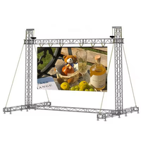 Écran LED d'affichage intérieur à pas fin P1.95, panneau mural vidéo LED HD pour studio