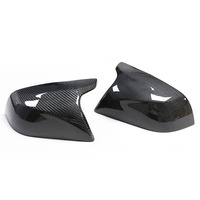 Coques de rétroviseurs en fibre de carbone noire brillante style M Vantwo, remplacement pour Tesla Model 3 2016 et plus