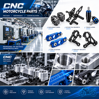 Klem Setang Motor CNC Stainless Steel Kustom, Dudukan Riser Presisi, Bagian Mesin EDM OEM
