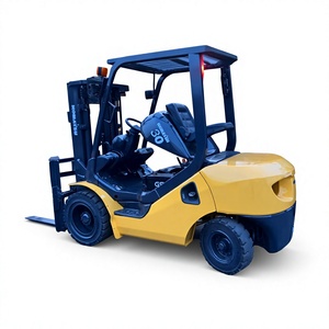 Chariot élévateur diesel d'occasion Komatsu de 2,5 tonnes avec mât à deux étages, pneus pneumatiques, commande assise - Haute qualité, prix économique - Product Image 1