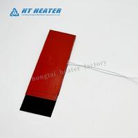 Plaque chauffante en caoutchouc silicone fibre de verre haute température 110V 220V avec thermocouple 150W 300W pour lit chauffant d'imprimante 3D