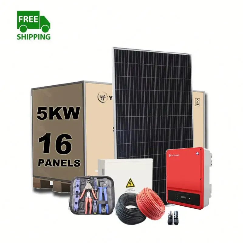 5Kw 태양계 Arnen 인도 가격 휴대 5Kva 5000 와트 4.5 패널 Ongrid 유리 그리드 5 킬로와트 전원 5Kwh 5000 와트 5000 W 홈