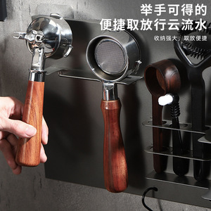ชั้นวางอุปกรณ์กาแฟแบบติดผนังโลหะสำหรับใช้ในบ้านคาเฟ่บาร์ - Product Image 1