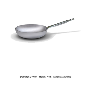 Deep Aluminum Frying <b>Pan</b> Ø 24 cm H 7 cm Ballarini - Product Image 3