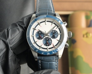 Montre chronographe automatique mécanique de luxe pour homme, ultra-fine, cadran sport, instrument d'affaires, vente en gros - Product Image 1