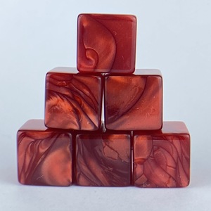 16mm 6 Sided DIY Plastic <strong>Acrylic</strong> Blank Custom Cubes Dice Blank For Study Square Corner For Custom UV Printing And Engraved - Product Image 4