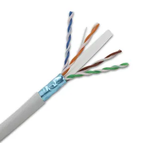 Venta directa de fábrica cobre desnudo 23awg 305m cat 6 cable de red UTP 300m 500m Cat6 UTP LAN cable