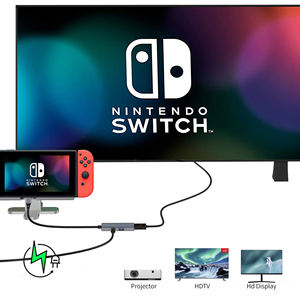 <span class=keywords><strong>Ugame</strong></span> ตัวเสียบสวิตช์สำหรับแท่นชาร์จ Nintendo กับแท่นชาร์จ4K HD USB 3.0 PD สำหรับ Macbook Pro Type C HUB - Product Image 3