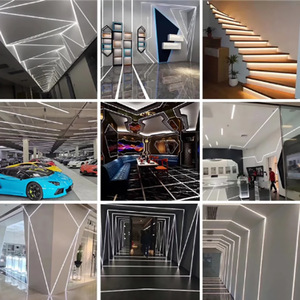 Suministro de fábrica Perfil de Aluminio flexible gris claro Luces de gabinete LED Diseño de granja Control remoto regulable montado en la pared - Product Image 5